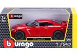 Bburago 1:24 Nissan GT-R Rosso
