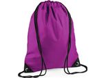 Bagbase BG10 | Borsa Da Palestra Premium Gymsac | 33 X 45 Cm - Colore: Magenta - Dimensioni: 33 X 45 Cm