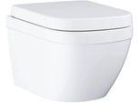 Grohe Wand-TiefspüL-Wc Euro Keramik Mit Wc-Sitz SpüLrandlos Alpinweiss