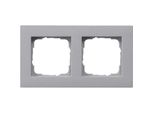 Gira 0212255 Telaio Di Copertura 2F Piatto Gira E2 F Alluminio (212255)