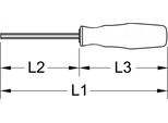 Ks Tools Ergotorqueplus Cacciavite Per Viti Ad Esagono Cavo 8 Mm - 159.1228