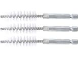Bgs Spazzola In Nylon 14 Mm Esagono Esterno 6,3 Mm (1/4") 3 Pezzi - 3078-14-N"
