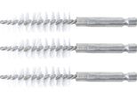 Bgs Spazzola In Nylon 15 Mm Esagono Esterno 6,3 Mm (1/4") 3 Pezzi - 3078-15-N"