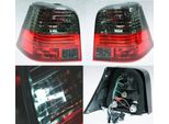 Fanali Posteriori Sinistro + Destro Nero Rosso Per Vw Golf 4 Iv 1997-2005