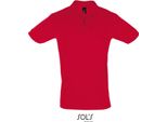 Sols 11346 | Polo Da Uomo Perfetta - Colore: Rosso - Taglia: Xs