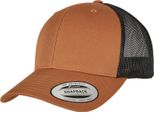 Flexfit Retro Trucker Snapback Cap - Caramello / Nero