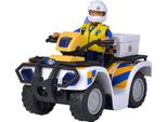 Simba Fireman Sam Police Quad Con Figura Di Malcolm