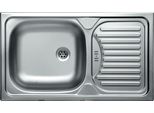 Lavello Da Cucina A 1 Vasca In Acciaio Inox Lavello Da Appoggio Lavello Con Scolapiatti
