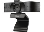 Trust Teza 4K Ultra Hd Streaming-Webcam, Autofokus, Dual-Mikrofon, Dreibeinstativ Incl. (24280)