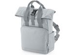 Bagbase BG118S | Mini Zaino Doppio Manico Riciclato - Colore: Grigio Chiaro - Dimensioni: 23 X 32 X 11 Cm