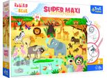 Trefl Puzzle Treflies In The Zoo Super Maxi 24 Pezzi - Bifacciale