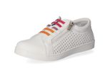 Andrea Conti Sneaker Bassa Donna Pelle Liscia Bianca Taglia: 36