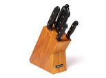 Zoccolo Con 4 Coltelli Da Cucina E Chaira Arcos Maitre 152000, Polipropilene Mango, Lama In Acciaio Inox Nitrum
