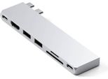 Satechi ST-HUCPHSS Replicatore Di Porte E Docking Station Per Laptop Usb 3.2 Gen 2 (3.1 Gen 2) Type-C Argento