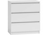Cassettiera A Cassetti Stretta Taavi - Bianco