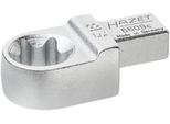 Hazet 6609C-E18 Testa Della Chiave A Croce Torx® ∙ Quadro Inseribile 9 X 12 Mm ∙ Profilo Torx® Esterno ∙ E18