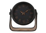 Orologio Da Tavolo Clayre & Eef 22 Cm Nero Marrone Ferro