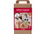 Creativ Company Set Creativo Calendario Dell'avvento Modellare Mostri Set Fai Da Te 24 Pezzi