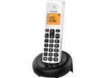 Alcatel E160 Telefono Cordless Dect Nero E Bianco Con Identificatore Di Chiamata