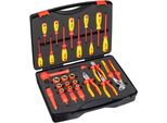 Vigor V5632 Set Di Utensili Vde ∙Quadro Cavo Da 1/2 Pollice (12,5 Mm) ∙ Profilo Ad Esagono Incassato, Profilo Ad Esagono Incassato, Profilo Phillips (Ph), Profilo Pozidriv (Pz), Profilo A Fessura, Profilo A T ∙ 5 - 24 ∙ PH0 - PH2 ∙ T15 - T30 ∙ Profilo Ad Esagono Incassato, Profilo Phillips (Ph), Profilo Pozidriv (Pz), Profilo A T, Profilo A T ∙ 5 - 24 ∙ PH0 - PH2 ∙ T15 - T30 ∙ Profilo Ad Esagono I