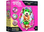 Trefl Puzzle 50 Pezzi In Legno Famiglia Treflik - WesołE Treflik 20206