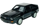 Welly Audi Sport Quattro Nero 1:34-1:39 Modello In Metallo Pressofuso Nuovo In Scatola 43802