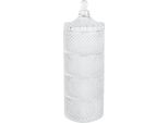 Clayre & Eef Vaso In Vetro Ø 10X25 Cm Vetro Trasparente