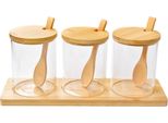 Set Di 2 Vasi Clayre & Eef Ø 8X10 Cm Vetro Trasparente