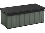 Cassetta Da Giardino Darwin 380 L - 143 X 65 X 55 Cm - Verde