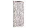 Vidaxl Tenda Fly Grigio E Bianco 90X200 Cm In Ciniglia