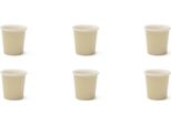 Excelsa Set 6 Espressotassen Trendy Porzellan 9 Cl Sahne