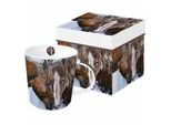 Ppd Frontier Horses Trend Mug, In Confezione Regalo, Tazza, Tazza Da Caffè, Tazza, New Bone China, 400 Ml, 160302259