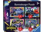 Puzzle Ravensburger Batwheels, 4In1 ( 12, 16, 20, 24 Pezzi)