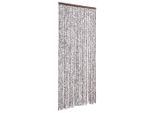 Vidaxl Tenda Fly Marrone E Beige 100X200 Cm In Ciniglia