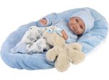 Llorens 73807 New Born Boy - Bambola Realistica Con Corpo In Vinile - 40 Cm
