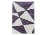 Tappeto A Pelo Alto Tango Purple 280 X 370 Cm