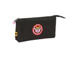 Custodia Tripla Multiuso Kings League Porcinos Black 22 X 12 X 3 Cm