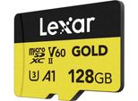 Scheda Lexar Microsdxc Gold Series UHS-II 128 Gb V60