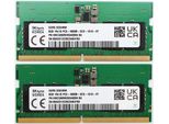 Sk Hynix SO-DIMM 2X8Gb Ram 16GB Kit Di Memoria DDR5-4800B HMCG66MEBSA095N