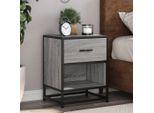 Maison Exclusive - Comodini 2 Pz. Grigio Sonoma 40X31X50 Cm Materiale Ligneo