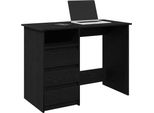 Maison Exclusive - Scrivania Nera 102X50X75 Cm Materiale Ligneo