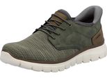 Rieker Knittech 52/Morelia, Scarpa Stringata Da Uomo In Verde, Misura 40