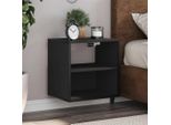 Maison Exclusive - Comodini Da Parete 2 Pezzi Nero 40X31X39,5 Cm