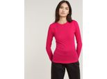 G-STAR Raw Denim Ribbed Shoulder Panels Slim R T L/S Donna, Taglia:S, Colore:Pink Peacock