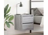 2025 Comodino Moderno A Parete Grigio Sonoma 38X34X40 Cm - Comodini E Armadi,Design 5363298 1Pacco
