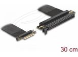 Delock Riser Karte Pci Express 3.0 X4 Stecker Zu X16 Slot Mit Kabel 30 Cm (81498)