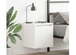 Maison Exclusive - Comodino Da Parete Bianco 38X34X40 Cm