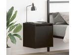 Maison Exclusive - Comodini Da Parete 2 Pezzi Nero 38X34X40 Cm