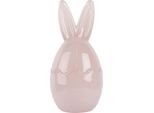 Clayre & Eef Vaso Di Vetro Uovo Ø 9X17 Cm Vetro Rosa