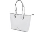 Kaerlek Borsa Shopper Da Donna A Tracolla In Ecopelle Bianca